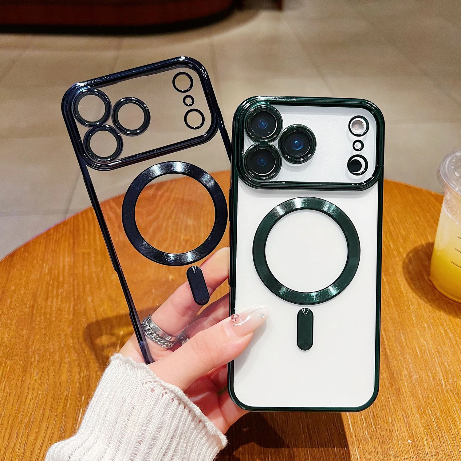 Electroplate Plated Mag Shockproof Safe Magnetic Cell Cover Magnet Phone Case for Iphone 17 16 15 14 Air Pro Max Electroplate Plated Mag Shockproof Safe Magnetic Cell Cover Magnet Phone Case for Iphone 17 16 15 14 Air Pro Max