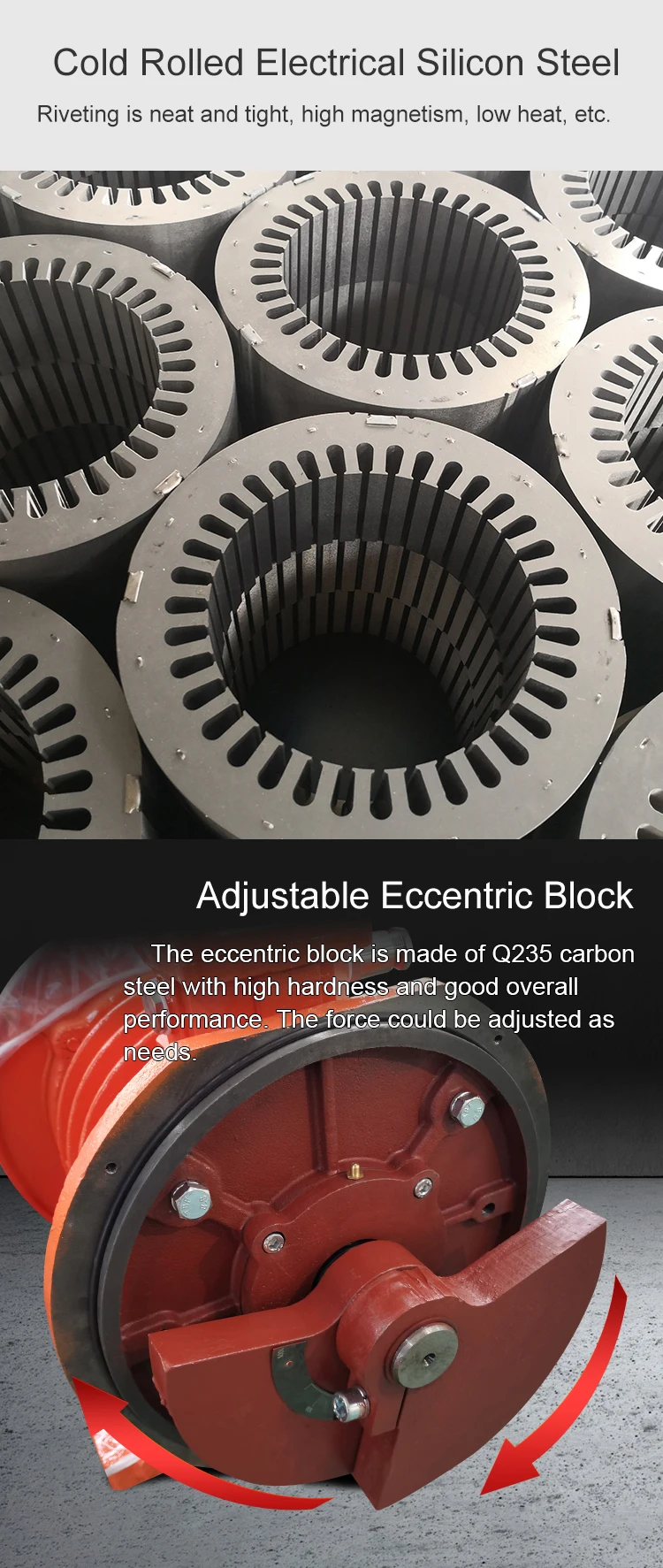 Yutong YBZ series industrial vibrating motor dust proof explosion proof AC vibration motor