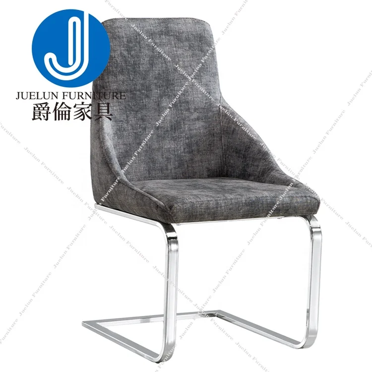 Original factory natural stainless steel habufa dining chair grey chair french provincial chair