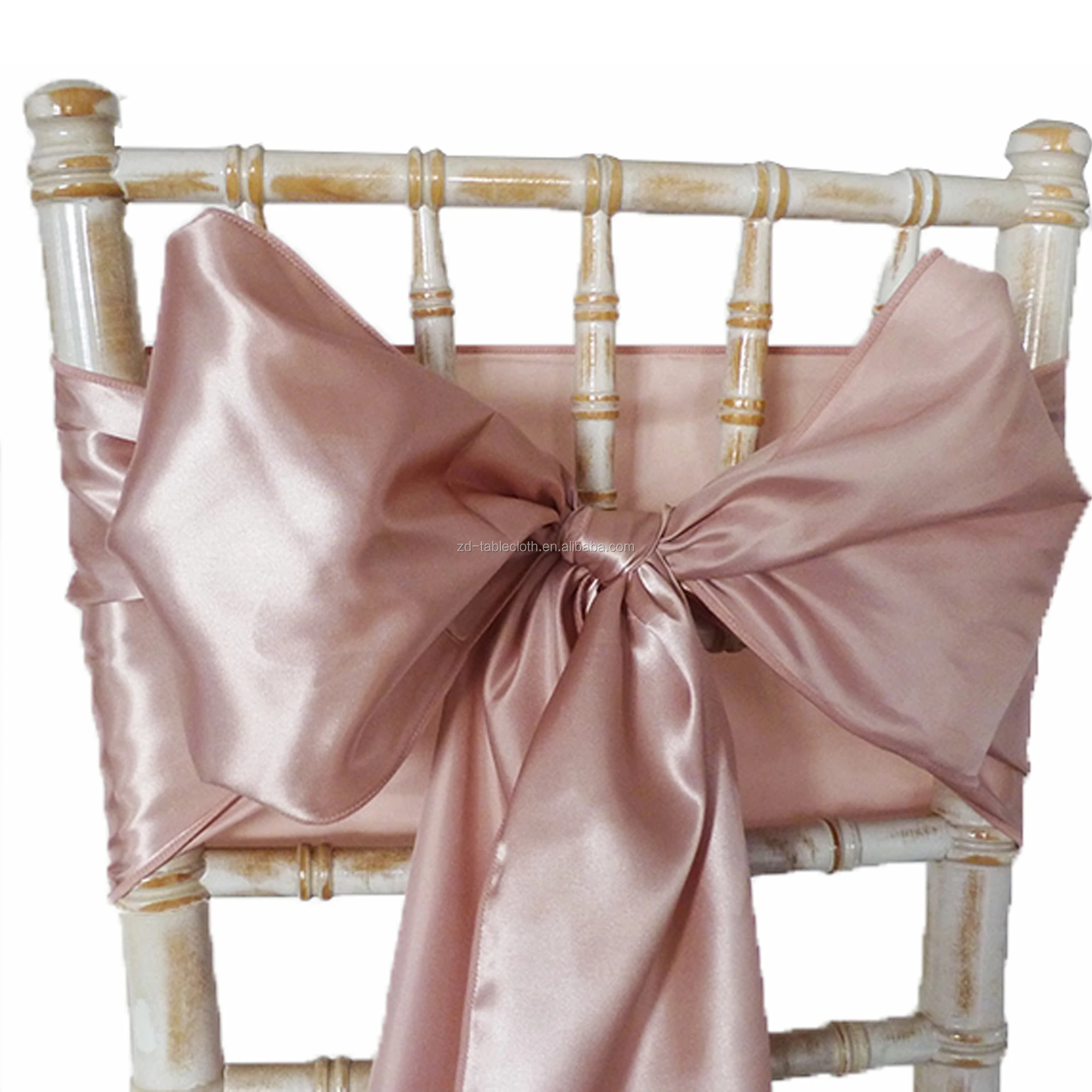 Silver Stain Chair Sashes For Wedding 6x106 Inch Buy Silver Chair