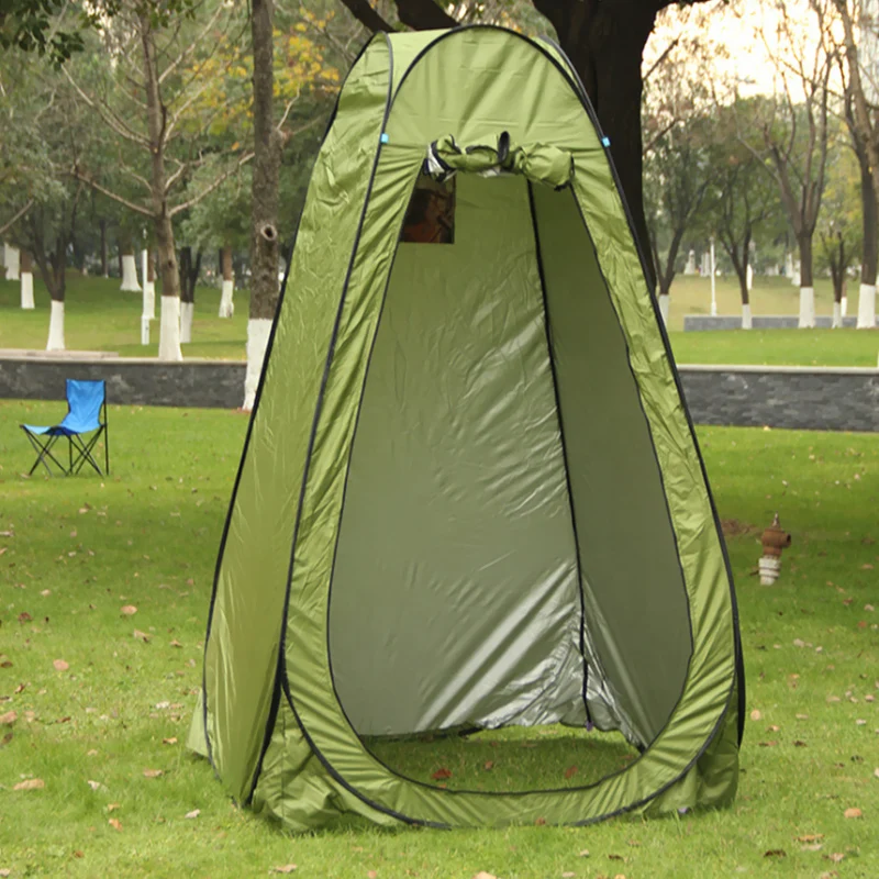 Outdoor Camping Shower Tent Toilet Tent Shower Portable Shower Bag Combo Set