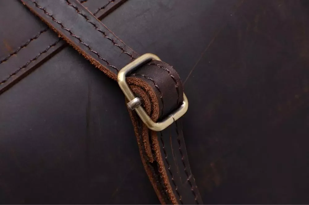 men's canvas shoulder messenger bag