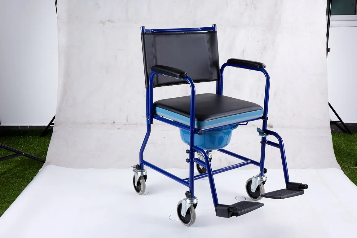 Bq7003c Adjustable Commode Chair Set Toilet Chair Potty Adults Bedpan