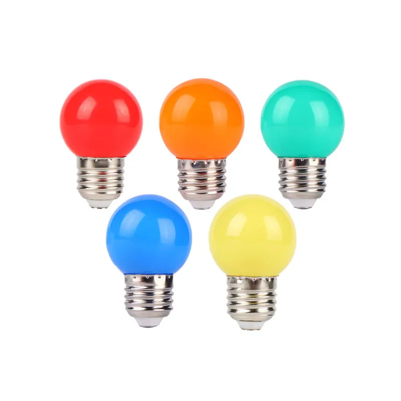 Variant Colours E27 G45 Led Mini Bulb 1 watt