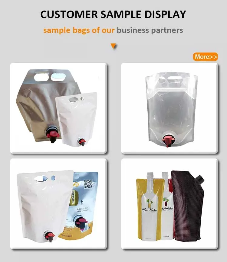 Portable Collapsible Bib Refillable Stand Up Spout Pouch Reusable