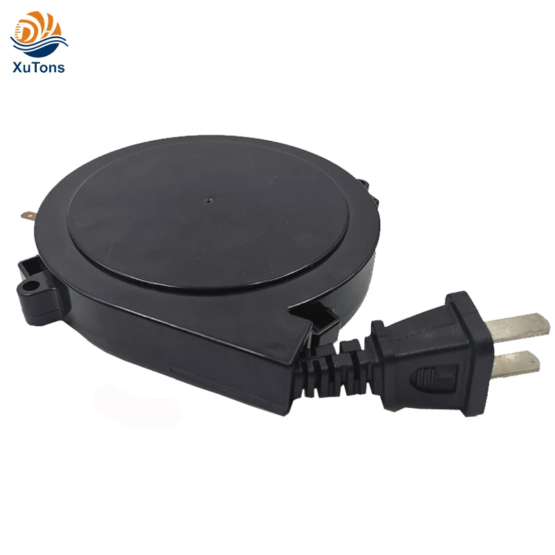 Retractable 220v 5ft Extension Cord Rewind Mechanism For Rice Cooker