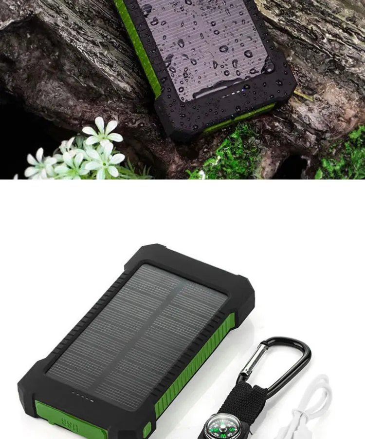 Custom Promotional New 20000mah Solar Charger Solar Power Bank - ANKUX.COM