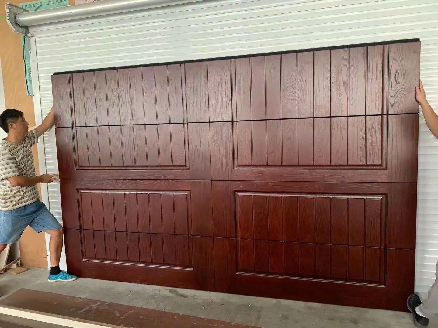 Automatic Control Solid Wood Sectional Insulated Garage Door Buy