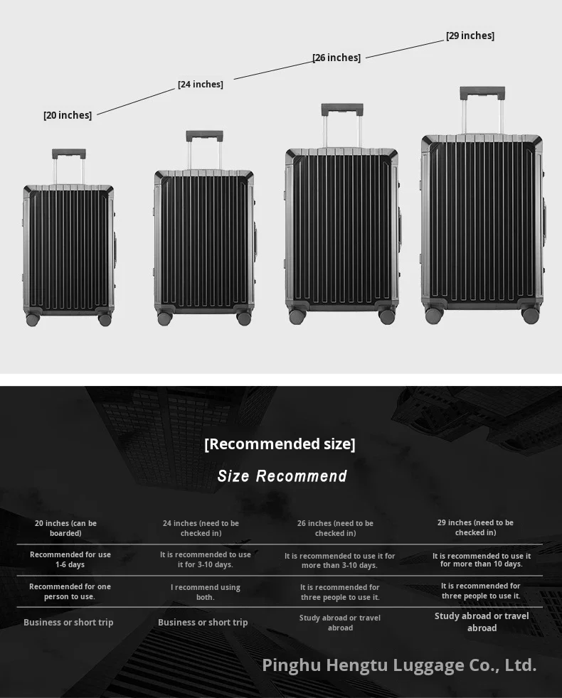 20-28 Inch Full Aluminum Suitcase Luxury Classic Business Travel Carry-On Suitcase Durable Zipperless Metal Luggage TSA Lock manufacture