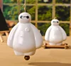 Cute white baymax ceramic wholesale wind chime tube wind chimes bell