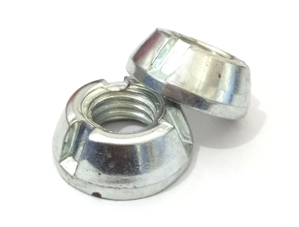 Carbon Steel Galvanized Tri Lock Anti Theft Security Nuts Buy