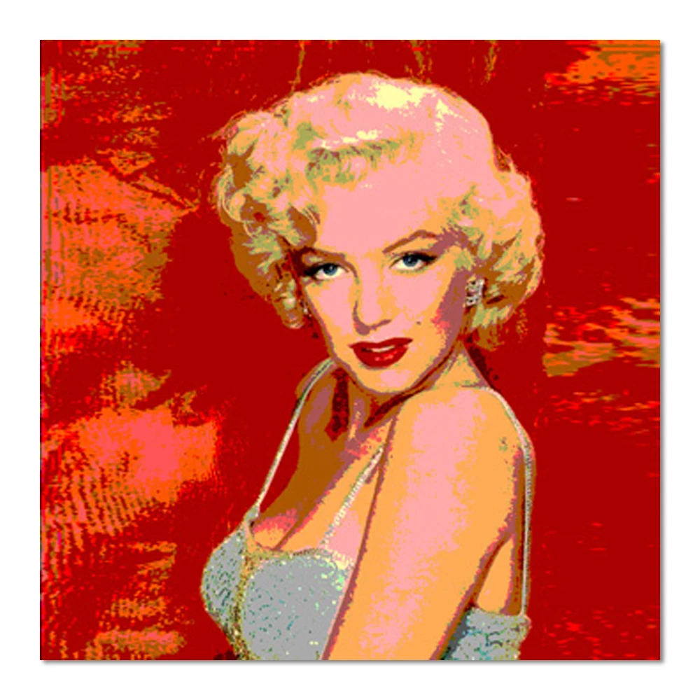 Toptan Sanat Malzemeleri Modern Marilyn Monroe baskılı kumaş Pop Art