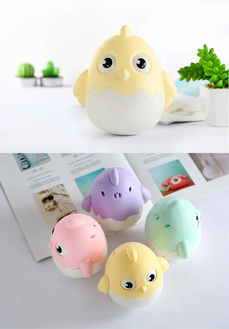 批发音乐可爱小鸟不倒翁教育婴儿玩具