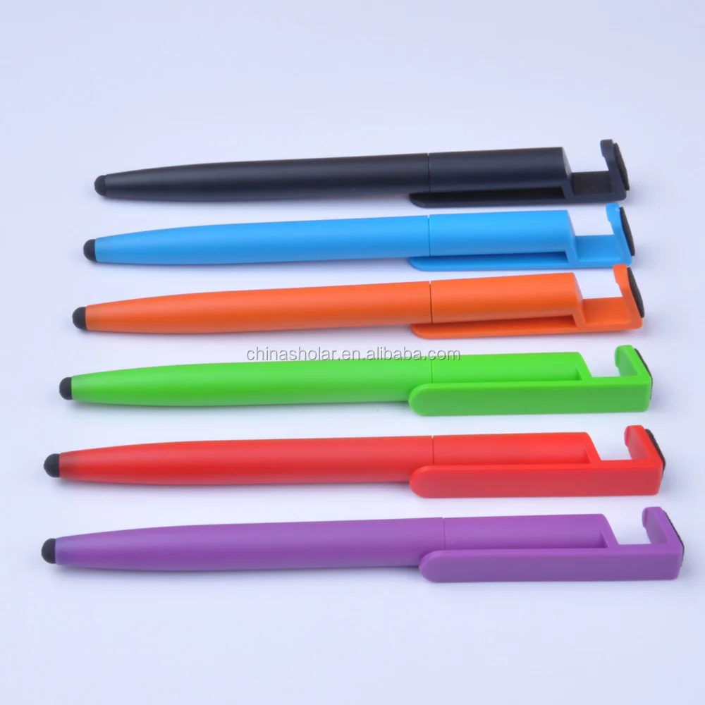 K2 Multi-function Ball-point Pen Mobile Phone Bracket Plastic Level Instrument K2B 