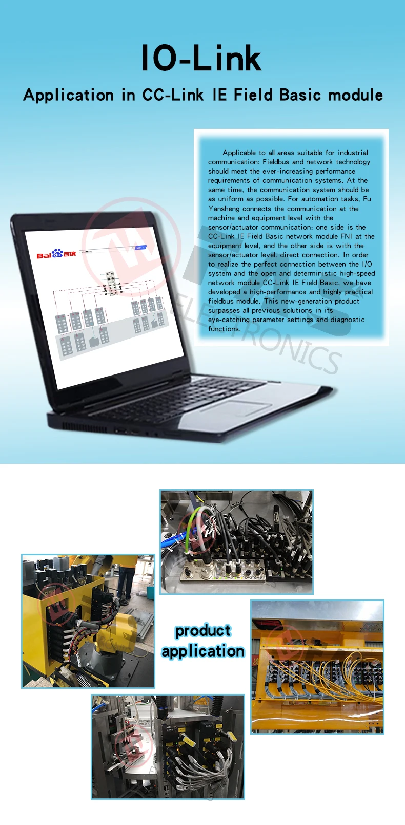 Field Io Link Master With Iolink Cclink Ip Ethercat