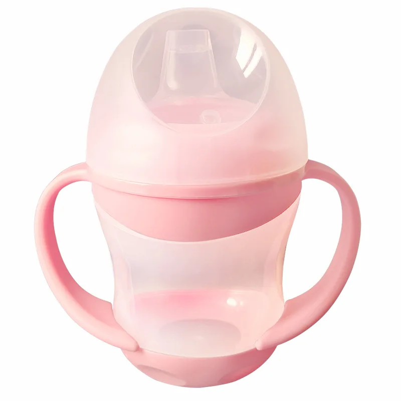 160ml Kids Learn Feeding Drinking With Handles Straw Bpa Free Pp Drink ...