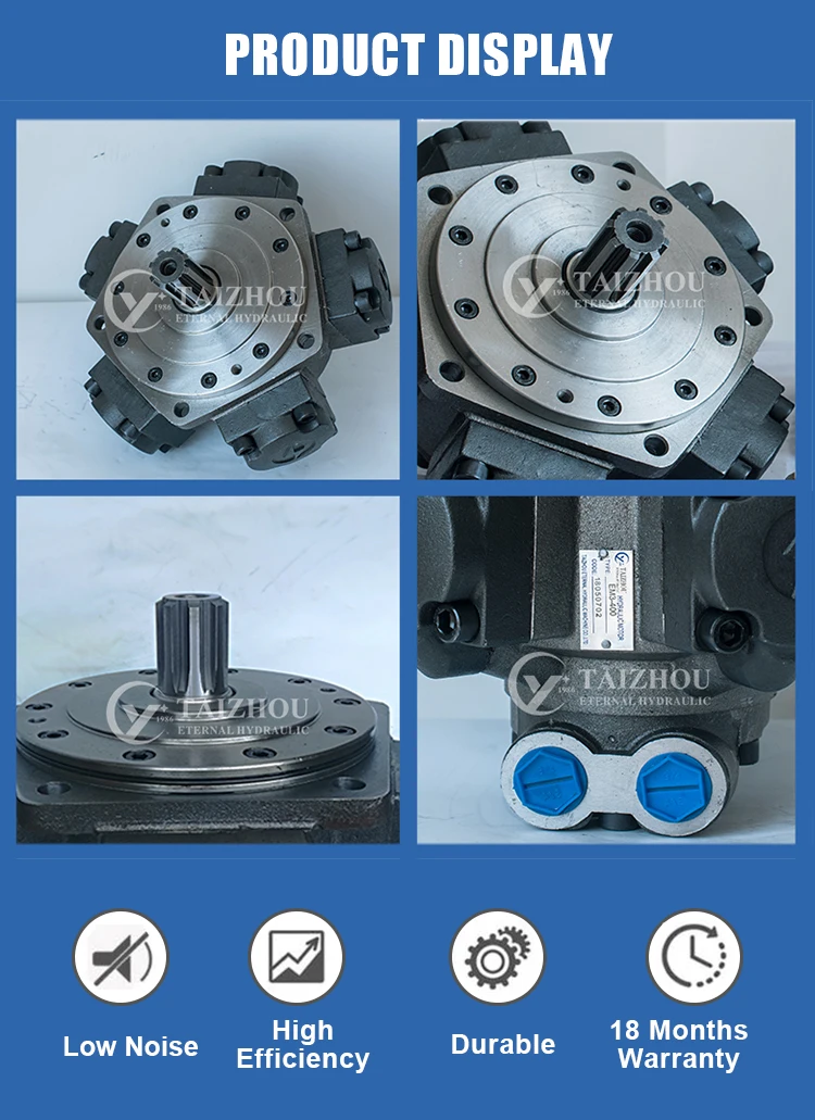 Em 6 Series Rotary Power Hydraulic Motor,Hydrostar Motor Replace White