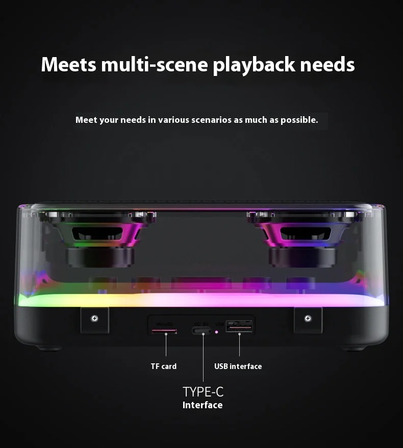 Multifunctional Z6 Wireless Desktop for BT Speaker High-Volume Portable Outdoor Subwoofer Cross-Border New Model Home