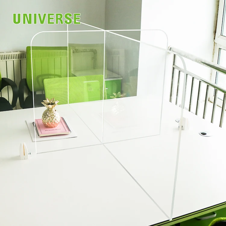 UNIVERSE protection isolation acrylic board security dividers panel office desk partition panels