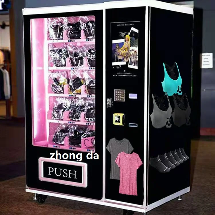 Large Capacity Neck Tshirt Socks Clothing Vending Machine With Card