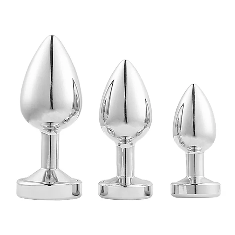 Anal Sex Toy For Women Female Metal Lamp Shape Anal Butt Plugs Anal Butt Vagina Prostate