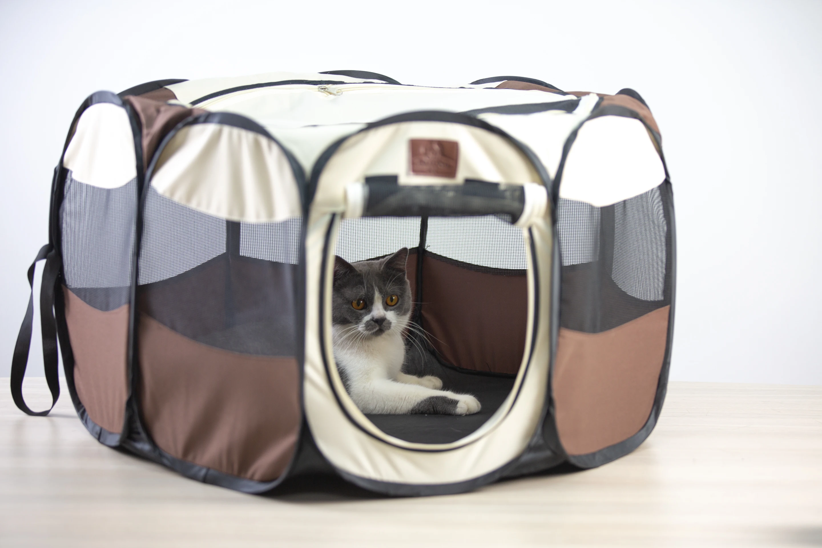 Portable Collapsible Octagonal Pet Tent Pet Playpen Dog House manufacture