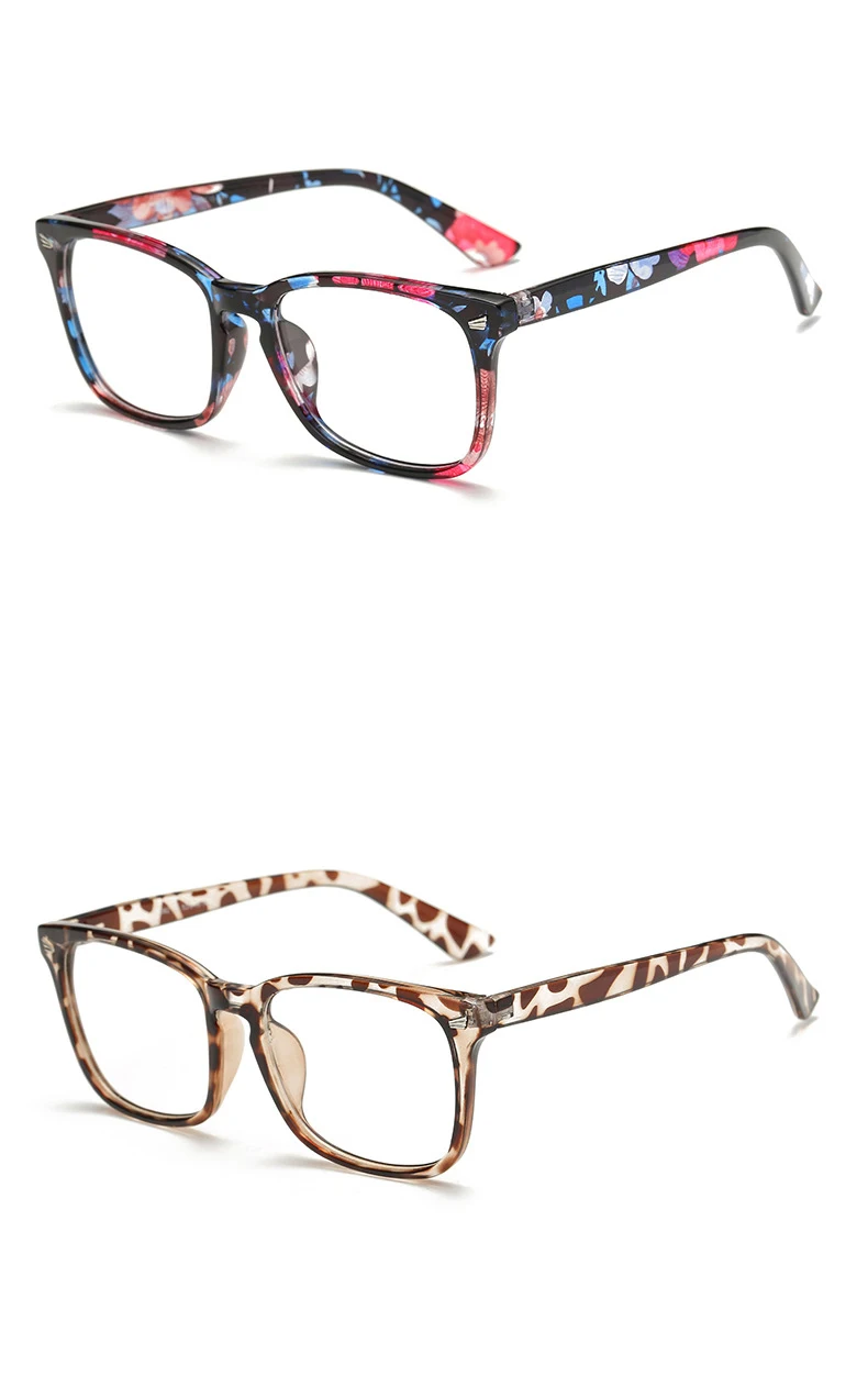 新款近视眼镜定制男士女性光致变色防蓝色偏光镜片近视眼镜