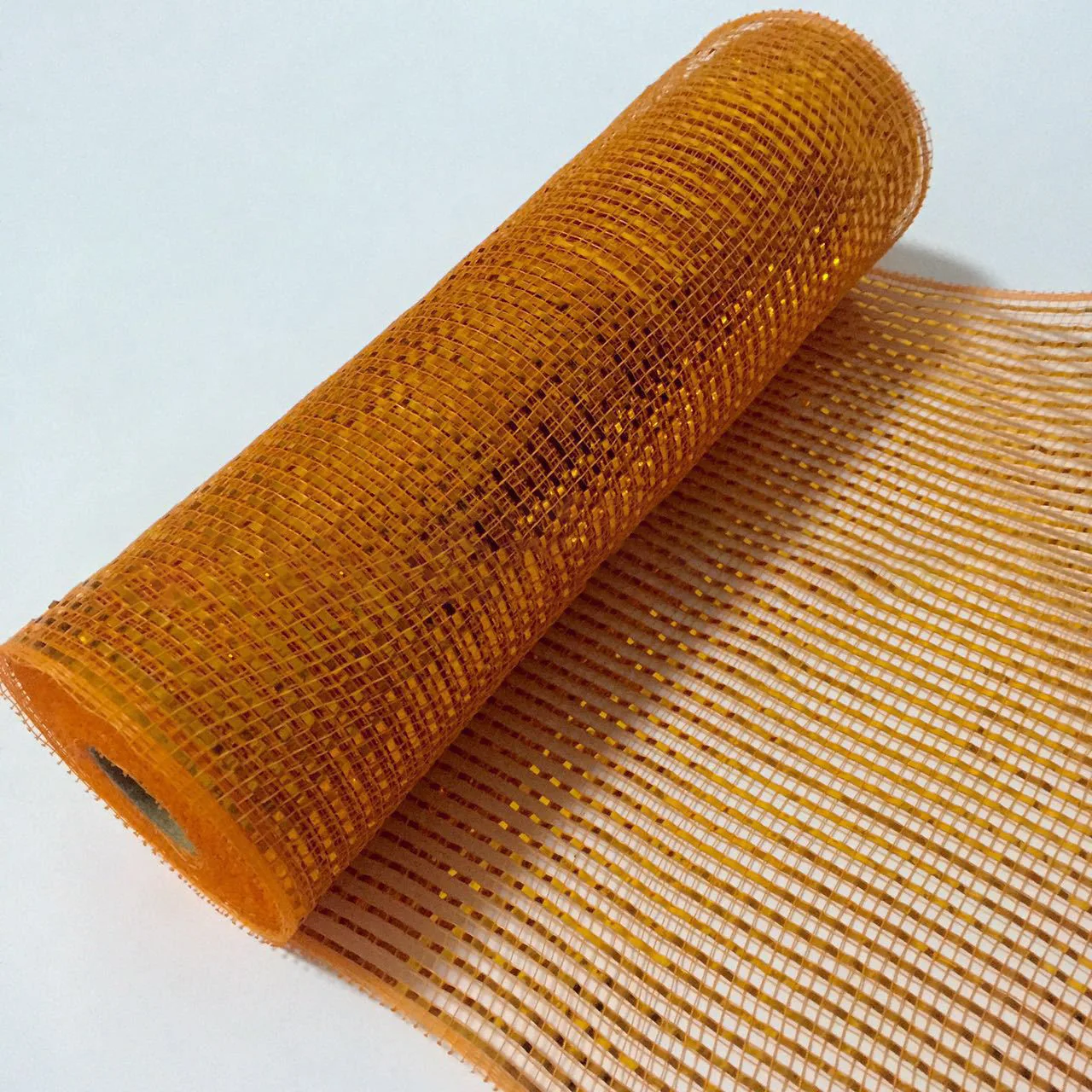 Poly Burlap Decor Mesh For Flower Wrapping Metallic Mesh Ribbons Decor