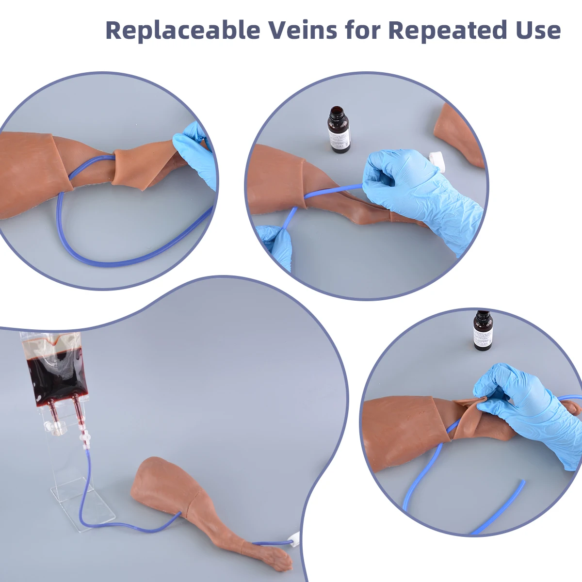 Veterinary Dog Injection Practice Canine Leg Injection Trainer for IM&IV Injections Medical Saphenous Vein Blood Collection