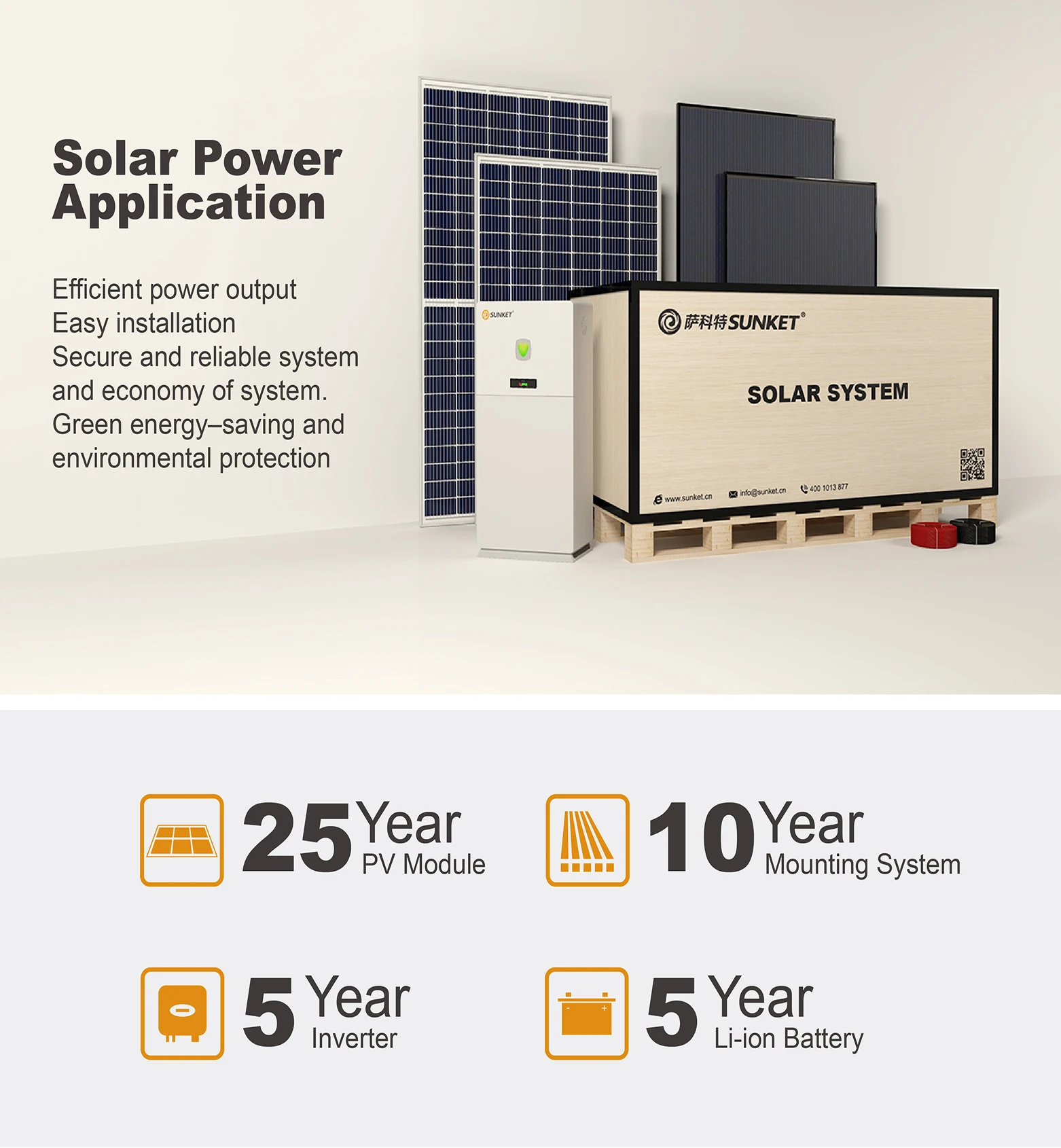 High Capacity Energy Solar Storage 5kw On / Off Grid System For Home