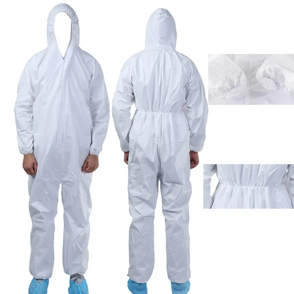 Industrial Workplace And Asbestos Removal Disposable Dust Suits