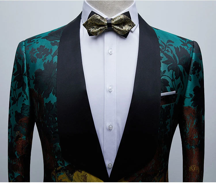 Oem Service China Factory Latest Coat Pant Designs Green Designer Men Party Man Suit Turkish For Men