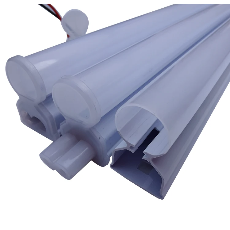 LED 4ft waterproof full PC tube light extrusion housing/ fixture for T5 replacement high transmittance