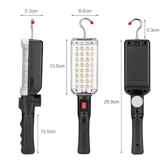 34 Smd Led Car Repairing Maintenance Handheld Inspection Flashlights