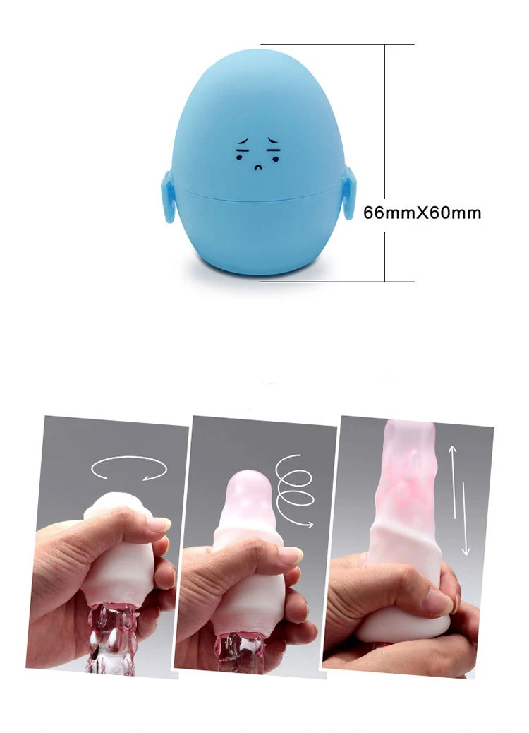 Funny Sex Toys Male Masturbator Aircraft Cup Massage Egg Condom Penis Sleeve Portable Men 