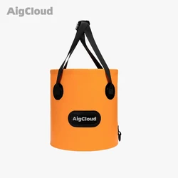 AigCloud Multifunction Outdoor 10L 20L Camping Fishing Foldable Water Container Portable Plastic PVC Folding Water Bucket