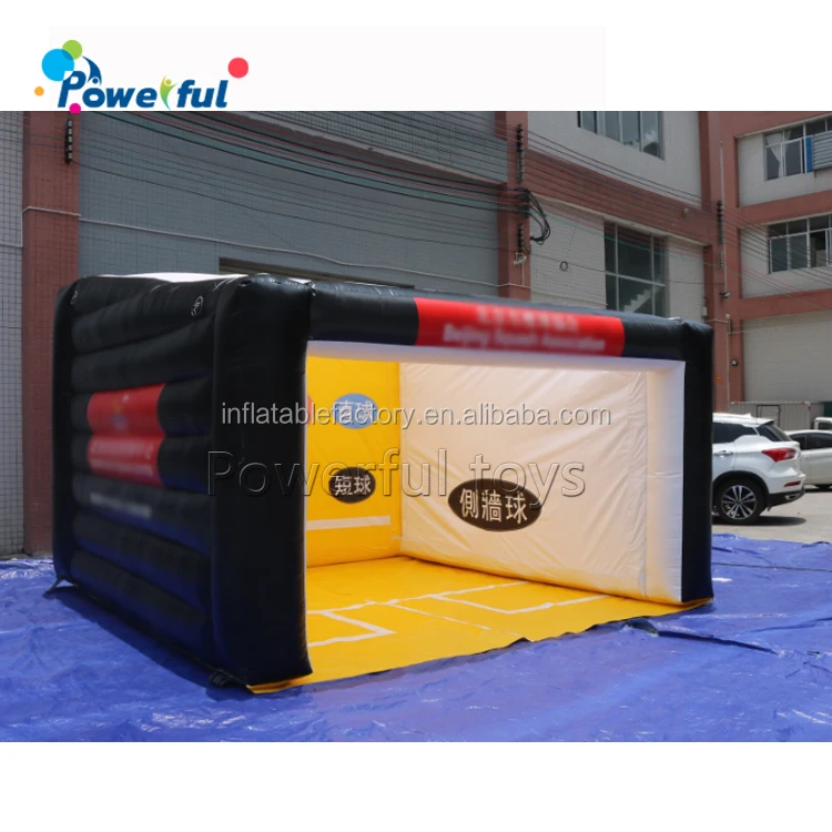 Popular sport game interactive game inflatable squash court arena