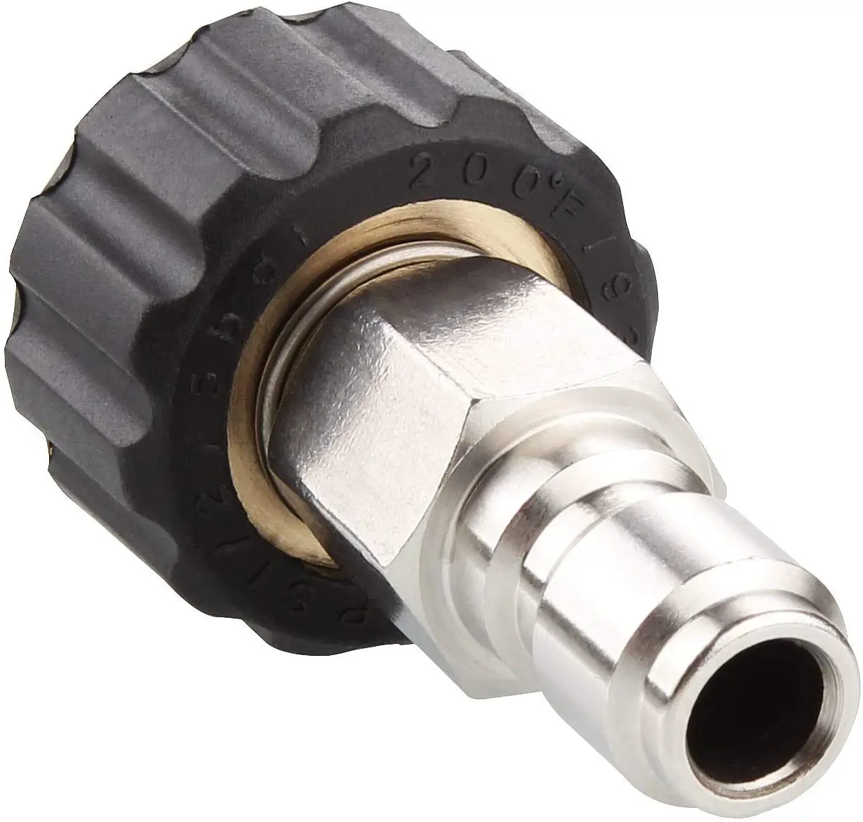 M22 15mm Swivel X 3/8in Plug Pressure Washer Quick Connect Adapter,High