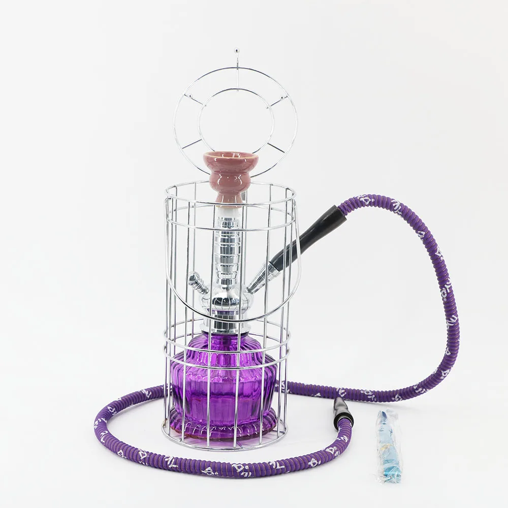 Good Quality Wholesale Hookah With Caged Chicha Complete Set Shisha