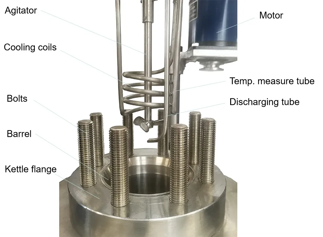 PID Control Stainless Steel Biodiesel Processor Machine High Pressure Chemical Reactor