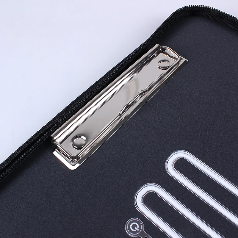 Customized a4 file with portable power charging notebook multi-function manager folder