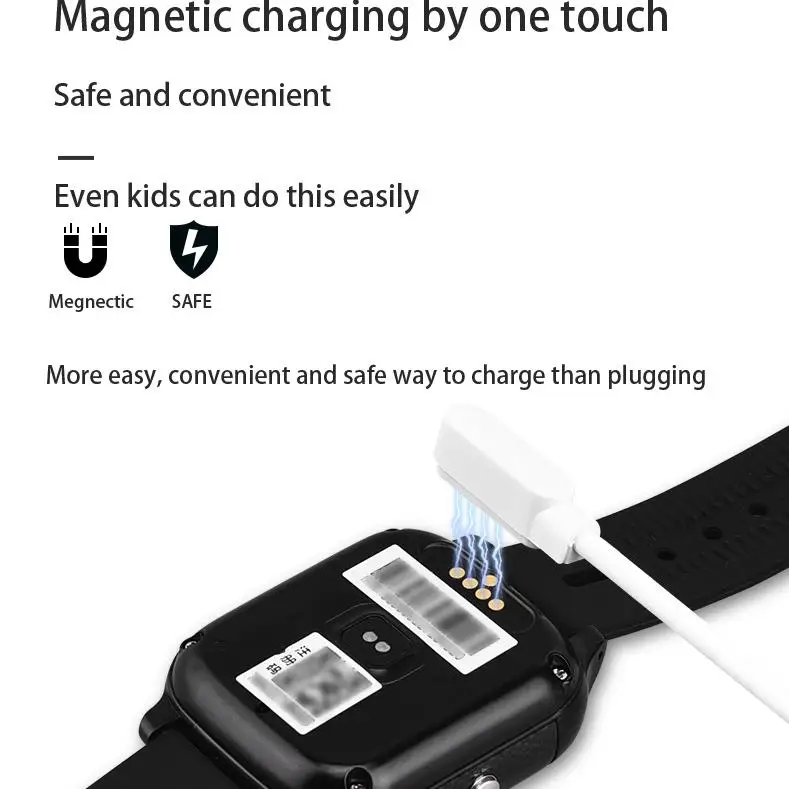 GPS adult watch tracker with free APP, GPS+WIFI+LBS, 500mah battery and