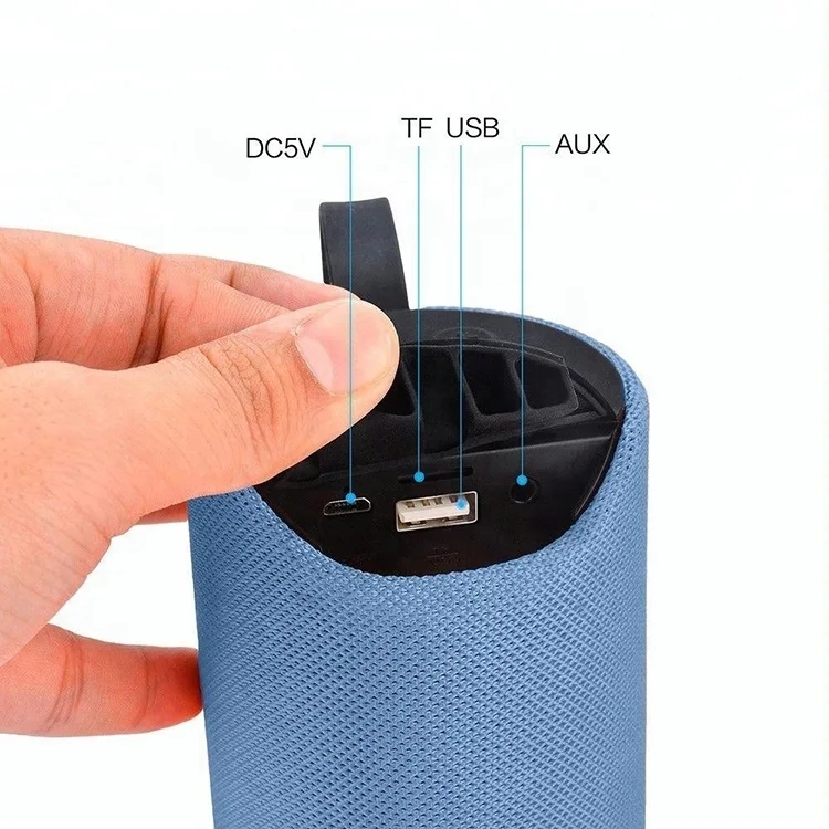 TG113 Wireless Speaker FM radio Music Player Portable Bass Stereo Subwoofer waterproof Outdoor Blue tooth Speaker - ANKUX.COM