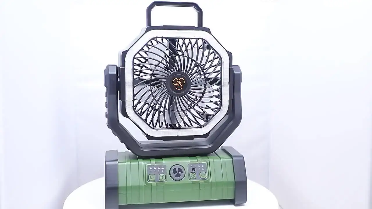 Ventilatore Creativo Esterno Ricaricabile 20000mAh Telecomando 5 Velocità Person