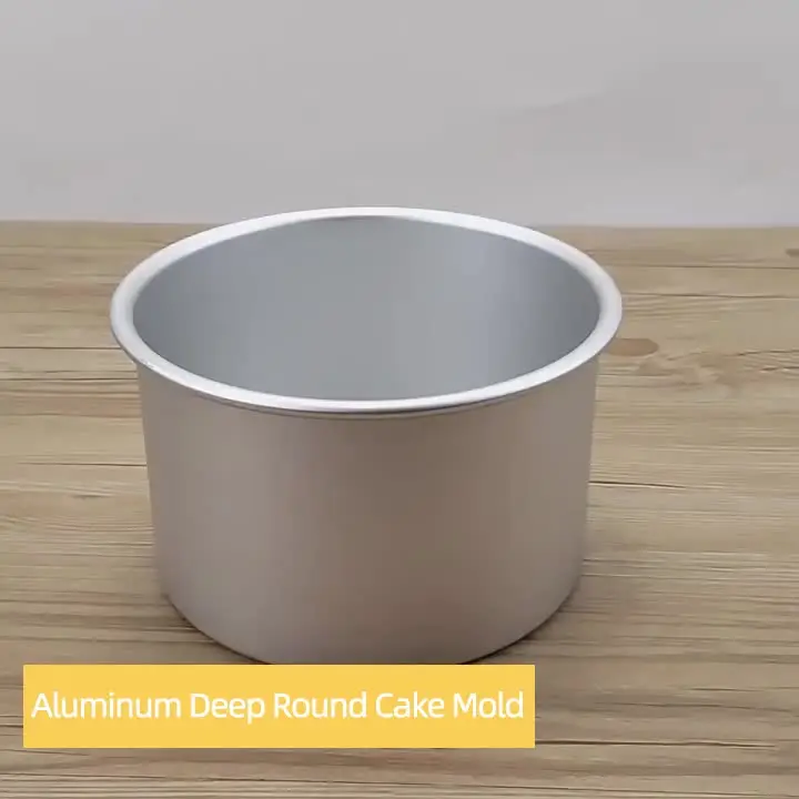 Abaodam 3pcs cake pans tin circle cake tin round cupcake pan circle stencil Round Mini Tart Round Quiche PaN steel mini tart pan cake baking並行輸入品 Abaodam 3pcs Chiffon Cake Mold High Sides Baking Pan for Shaped