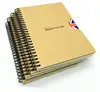 wholesale Daily use product recycle paper custom hardcover a5 spiral notebook