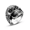 fashion punk ring new stainless steel jewelry accessories gothic skull ring for men