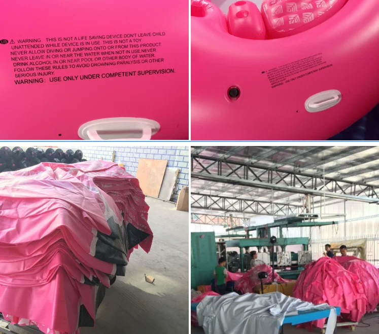 Custom Giant Inflatable Flamingo Pool Toy/water Floating Inflatable 6