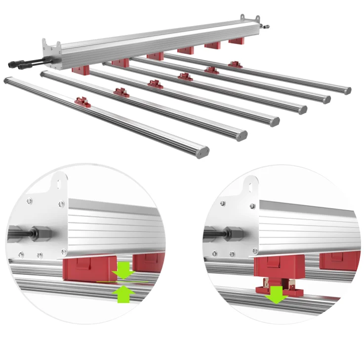 Full Spectrum Wireless Installed 660w 900w Best LED Grow Light Indoor Plants Replacing Gavita LED Horticulture Grow Light