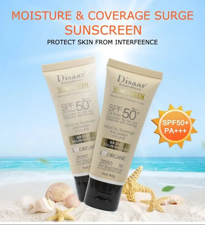 Disaar Spf 50 Sunblock Organic Natural Whitening Honey Moisturizing